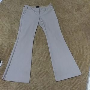 The Limited Drew tan/brown/white fine stripe pants